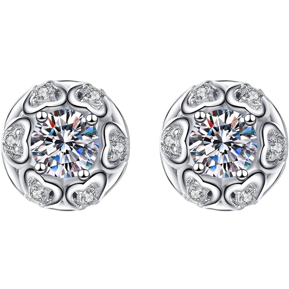 Elegant Silver Stud Earrings